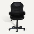 **Ergonomische Zwarte Bureaustoel met Verstelbare Hoogte**